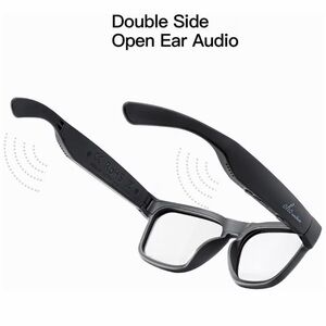 Open-Ear Audio Smart Glasses - Black by Oho Sunshine